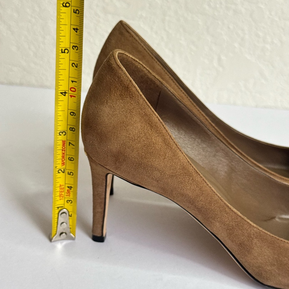 GUCCI Pumps Heel Suede Brown Size EU 35 - Picture 10 of 11